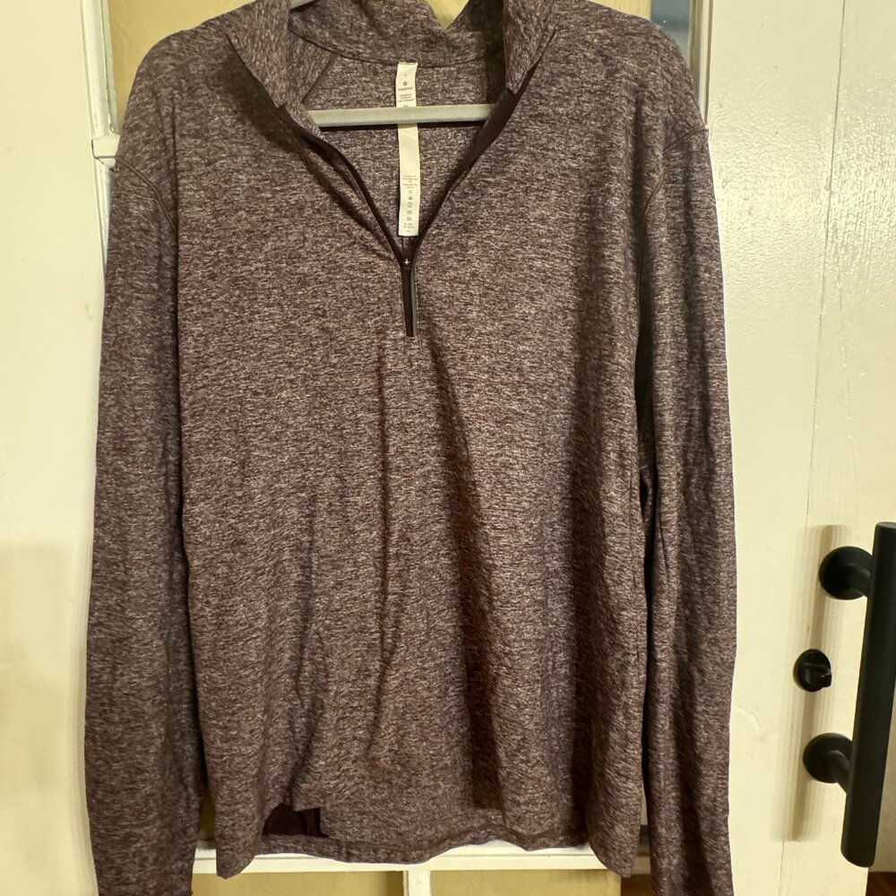 Lululemon surge warm half zip- pullover Men's large